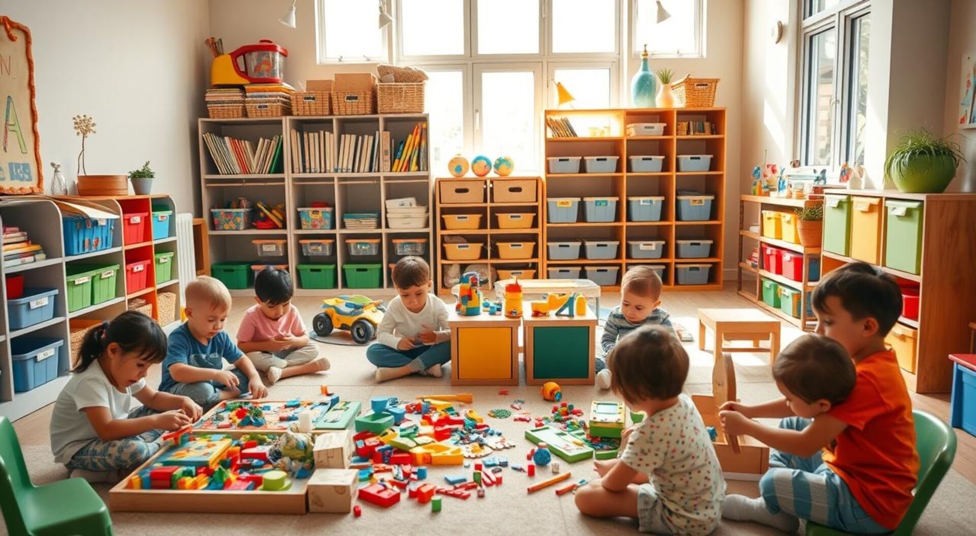 atividades divertidas de organização para crianças