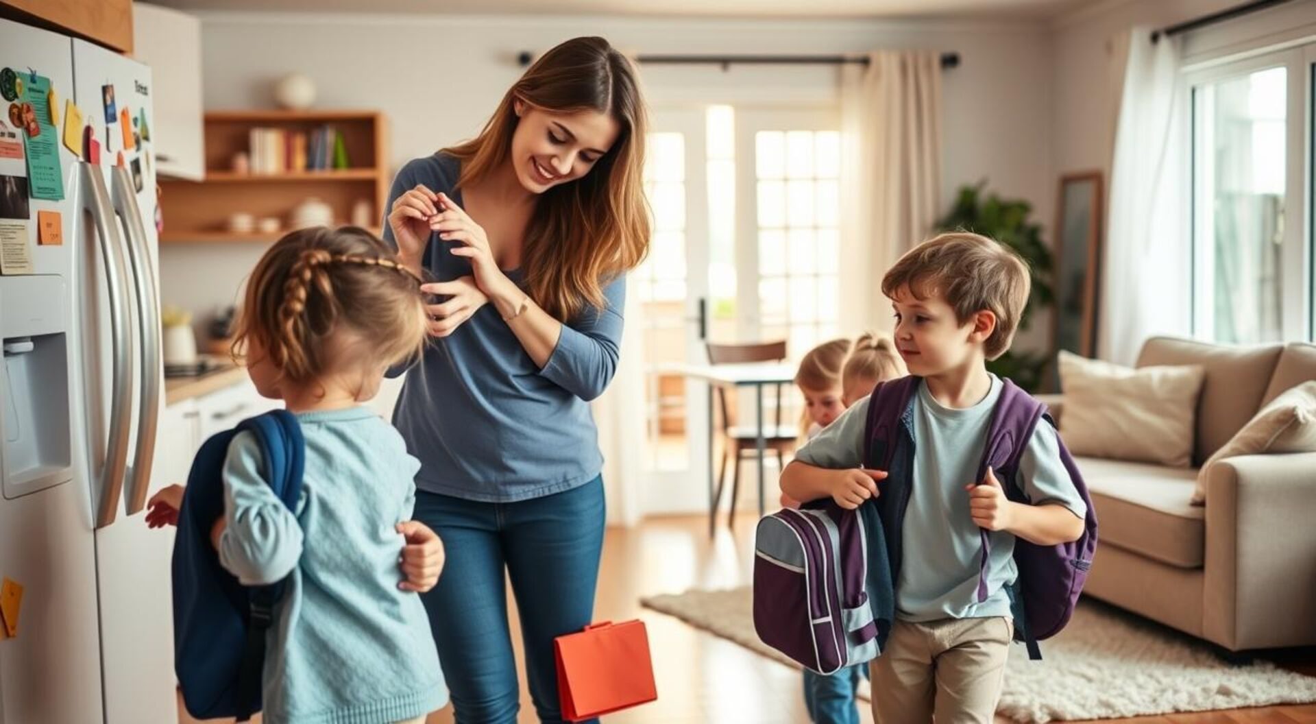 como organizar a rotina com filhos pequenos