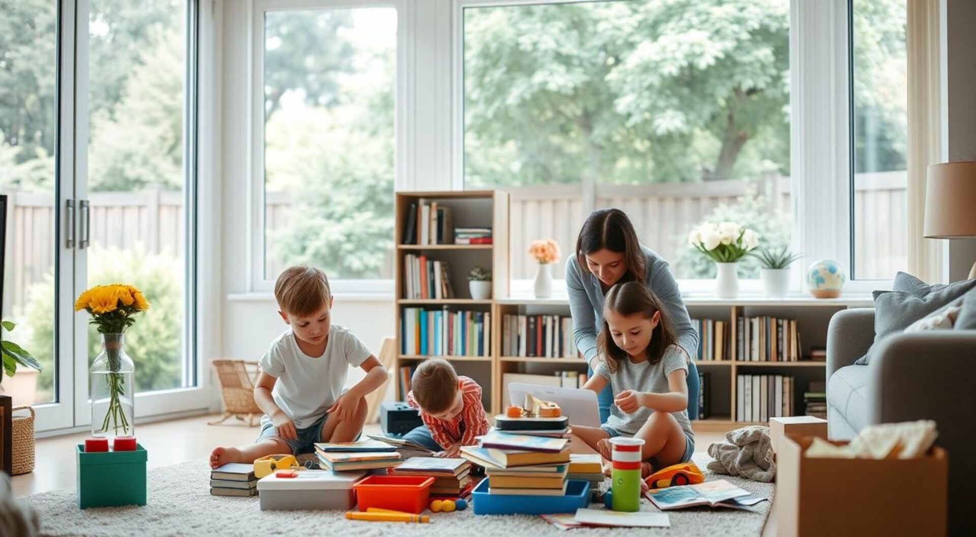 dicas para manter a casa limpa com filhos