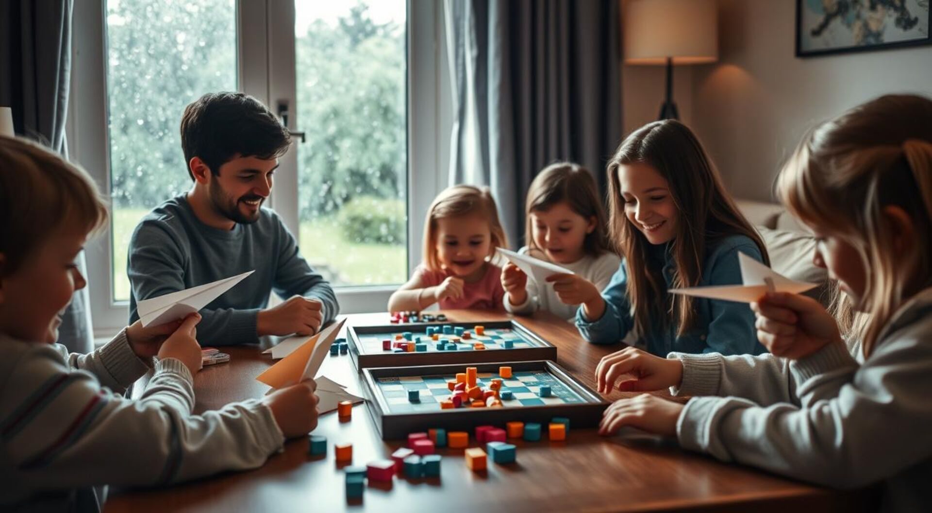 ideias de brincadeiras para dias de chuva