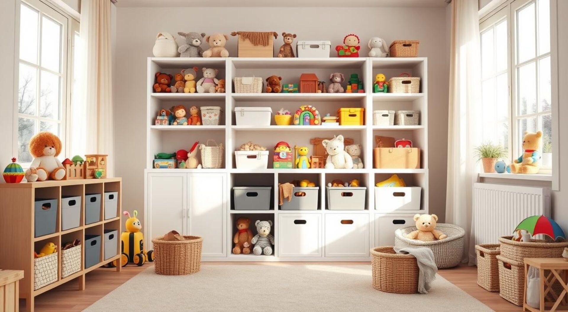 ideias funcionais para organização de brinquedos