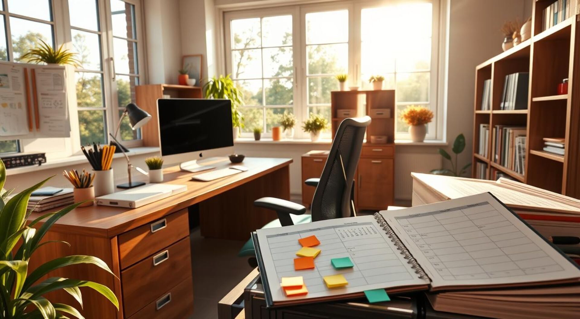 manter a rotina organizada