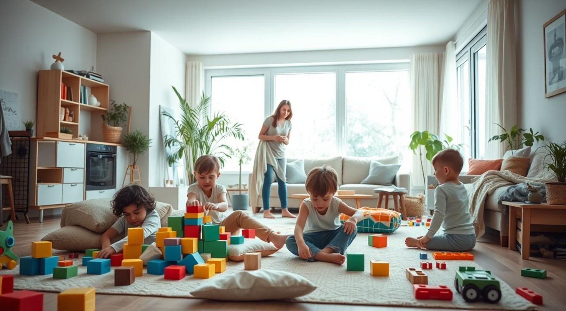 organizar a casa com crianças