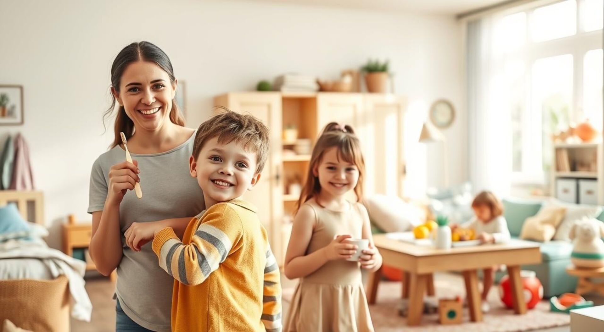 passos para rotina com crianças