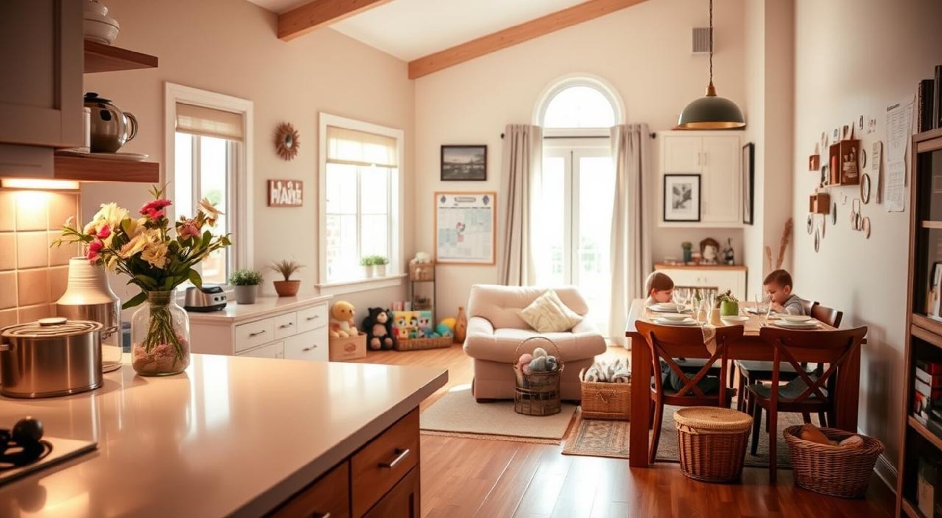 rotina familiar organizada